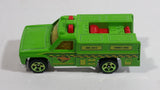 2016 Hot Wheels HW Rescue Rescue Ranger HW Rapid Responder Lime Green Fire Truck Die Cast Toy Car Vehicle