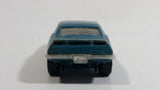 2010 Hot Wheels Muscle Mania 1969 Pontiac Firebird T/A Metalflake Aqua Blue Die Cast Toy Car Vehicle