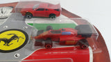 Vintage Majorette Ferrari 3 Pack F40, F1, GTO Red Die Cast Toy Car Vehicles New in Steering Wheel Shaped Package
