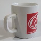 Kit Kat Chocolate Bar Candy Snack "Have a Break" "Faites la pause Kit Kat" White and Red Ceramic Coffee Mug Cup