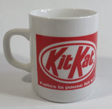 Kit Kat Chocolate Bar Candy Snack "Have a Break" "Faites la pause Kit Kat" White and Red Ceramic Coffee Mug Cup