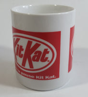 Kit Kat Chocolate Bar Candy Snack "Have a Break" "Faites la pause Kit Kat" White and Red Ceramic Coffee Mug Cup