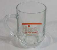 Vintage Hires Root Beer 4" Tall Clear Glass Mug Soda Pop Beverage Collectible Made in France