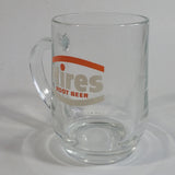 Vintage Hires Root Beer 4" Tall Clear Glass Mug Soda Pop Beverage Collectible Made in France