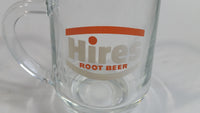 Vintage Hires Root Beer 4" Tall Clear Glass Mug Soda Pop Beverage Collectible Made in France