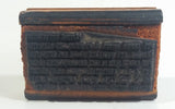 Antique 1905 Patent Cast Iron Double Level Carousel Rubber Stamp Holder with 12 Rubber Stamps