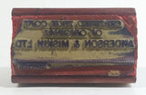 Antique 1905 Patent Cast Iron Double Level Carousel Rubber Stamp Holder with 12 Rubber Stamps