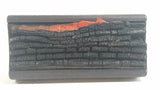 Antique 1905 Patent Cast Iron Double Level Carousel Rubber Stamp Holder with 12 Rubber Stamps