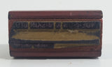 Antique 1905 Patent Cast Iron Double Level Carousel Rubber Stamp Holder with 12 Rubber Stamps