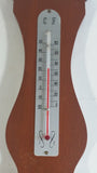 Vintage Taylor Banjo Style Wood Cased Weather Station Thermometer, Barometer Hygrometer
