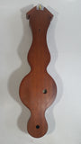 Vintage Taylor Banjo Style Wood Cased Weather Station Thermometer, Barometer Hygrometer