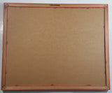 Vintage Molson Canadian Beer On Tap 18" x 22" Red Wooden Framed Advertising Mirror Pub Lounge Bar Collectible
