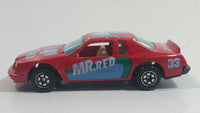 1980s Yatming Ford Thunderbird #33 Mr. Red No. 1033 Die Cast Toy Car Vehicle