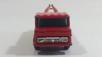 Yatming Wrecker Salvage Tow Truck Red Fire Department Die Cast Toy Car Wrecking Towing Vehicle