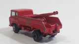 Yatming Wrecker Salvage Tow Truck Red Fire Department Die Cast Toy Car Wrecking Towing Vehicle