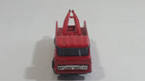 Yatming Wrecker Salvage Tow Truck Red Fire Department Die Cast Toy Car Wrecking Towing Vehicle