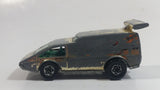 1979 Hot Wheels Golden Machines Spoiler Sport Van Originally Gold Chrome Die Cast Toy Car Vehicle - Hong Kong - 2 Rear window Version