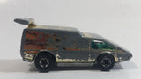 1979 Hot Wheels Golden Machines Spoiler Sport Van Originally Gold Chrome Die Cast Toy Car Vehicle - Hong Kong - 2 Rear window Version