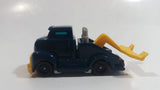 1997 Hot Wheels Tow Truck Dark Blue Plastic Body Die Cast Toy Car Vehicle McDonald's Happy Meal