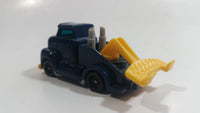 1997 Hot Wheels Tow Truck Dark Blue Plastic Body Die Cast Toy Car Vehicle McDonald's Happy Meal