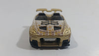 2003 Hot Wheels Tech Tuners Tantrum Metalflake Gold Die Cast Toy Car Vehicle