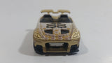 2003 Hot Wheels Tech Tuners Tantrum Metalflake Gold Die Cast Toy Car Vehicle