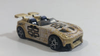 2003 Hot Wheels Tech Tuners Tantrum Metalflake Gold Die Cast Toy Car Vehicle