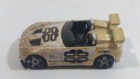 2003 Hot Wheels Tech Tuners Tantrum Metalflake Gold Die Cast Toy Car Vehicle