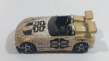 2003 Hot Wheels Tech Tuners Tantrum Metalflake Gold Die Cast Toy Car Vehicle