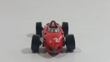 2001 Hot Wheels Ferrari 156 #2 Red Die Cast Toy Car Vehicle