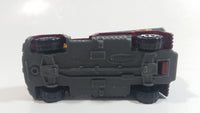 2002 Matchbox Rescue Rookies H2O Patrol Tanker Truck Dark Red and Blue Die Cast Toy Car Firefighting Vehicle