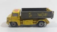 1993 Corgi Auto City Tipping Lorry Dump Truck "Wolf" "5" Yellow and Grey Die Cast Toy Car Vehicle