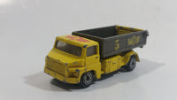 1993 Corgi Auto City Tipping Lorry Dump Truck "Wolf" "5" Yellow and Grey Die Cast Toy Car Vehicle