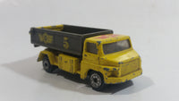 1993 Corgi Auto City Tipping Lorry Dump Truck "Wolf" "5" Yellow and Grey Die Cast Toy Car Vehicle