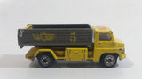 1993 Corgi Auto City Tipping Lorry Dump Truck "Wolf" "5" Yellow and Grey Die Cast Toy Car Vehicle