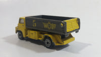 1993 Corgi Auto City Tipping Lorry Dump Truck "Wolf" "5" Yellow and Grey Die Cast Toy Car Vehicle