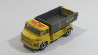 1993 Corgi Auto City Tipping Lorry Dump Truck "Wolf" "5" Yellow and Grey Die Cast Toy Car Vehicle