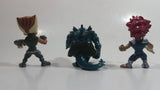 Lot of 3 2011 Bandai WBE & Wolf Thundercats Lion-O, Vultureman, Tygra Characters 2 3/4" Tall Mini PVC Action Figure