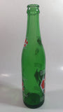 Vintage 2 Way Soda Pop Beverage 9 1/2" Tall Green Glass Soda Pop Beverage Bottle