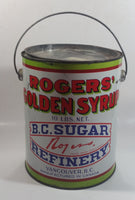 Vintage Rogers Syrup Golden Sugar Vancouver, B.C. Sugar Refinery 10lb 2L Tin Metal Can with Lid