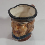 Antique Toby Style 3" Tall Colonial Man Face Mug Hand Painted