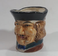 Antique Toby Style 3" Tall Colonial Man Face Mug Hand Painted