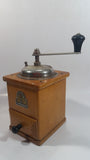 Antique Armin Trosser Wood and Metal Coffee Grinder Made in West Germany