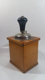 Antique Armin Trosser Wood and Metal Coffee Grinder Made in West Germany