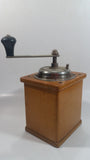 Antique Armin Trosser Wood and Metal Coffee Grinder Made in West Germany