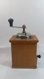 Antique Armin Trosser Wood and Metal Coffee Grinder Made in West Germany