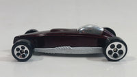 1999 Hot Wheels Street Raptor Maroon Dark Red Die Cast Toy Car - McDonald's Happy Meal 13/16