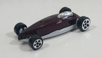 1999 Hot Wheels Street Raptor Maroon Dark Red Die Cast Toy Car - McDonald's Happy Meal 13/16