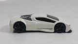 2008 Hot Wheels Team: Exotics Zotic Pearl White Die Cast Toy Car Vehicle