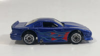 2007 Hot Wheels Mustang Cobra Metalflake Dark Blue Die Cast Toy Car Vehicle